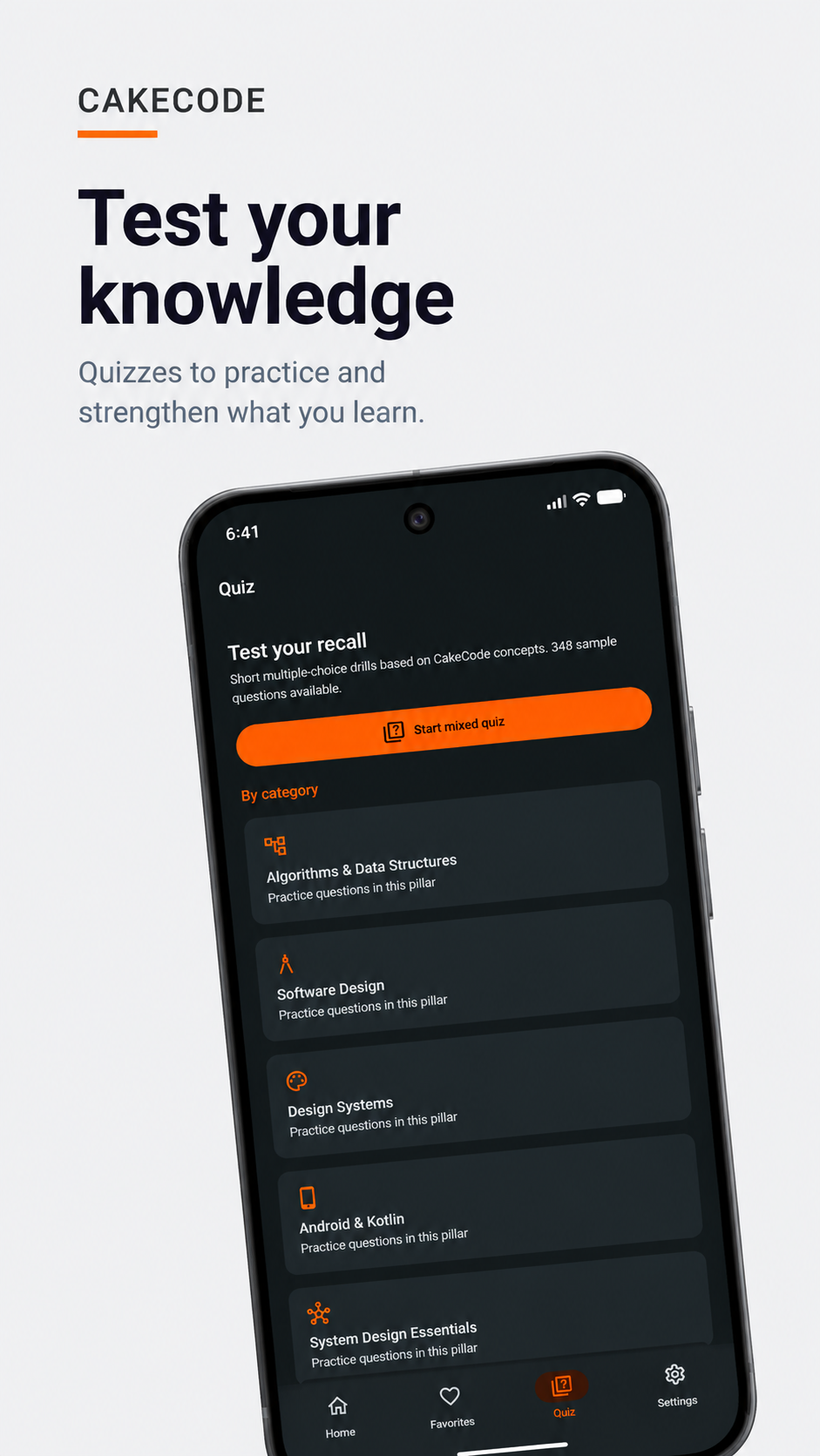 CakeCode — Quiz