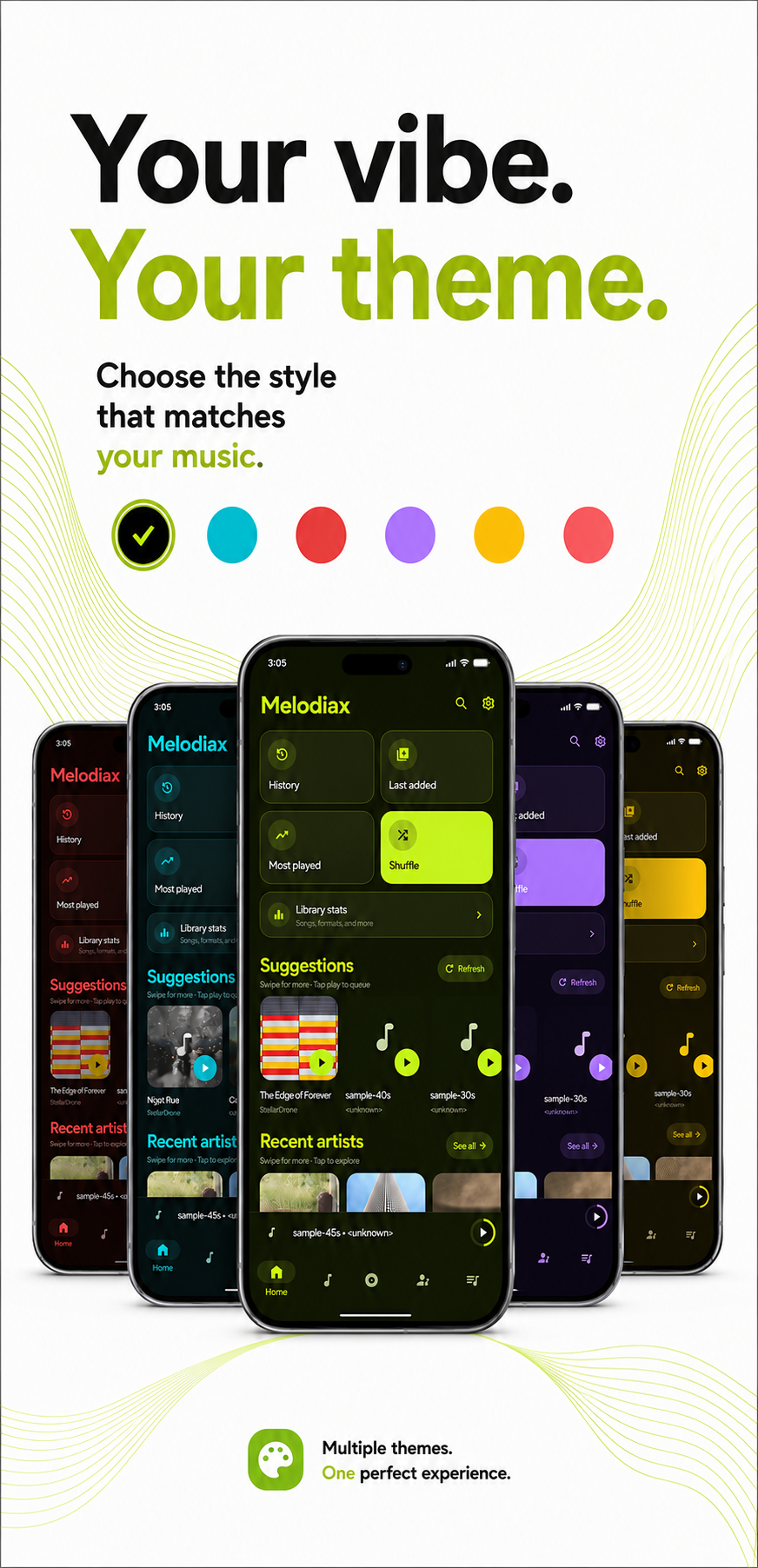 Melodiax — Themes