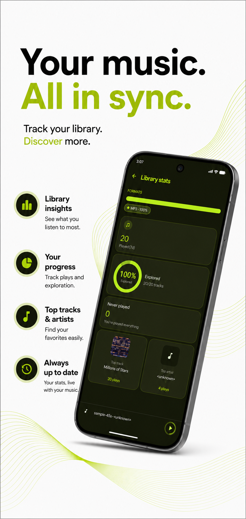 Melodiax — Library stats