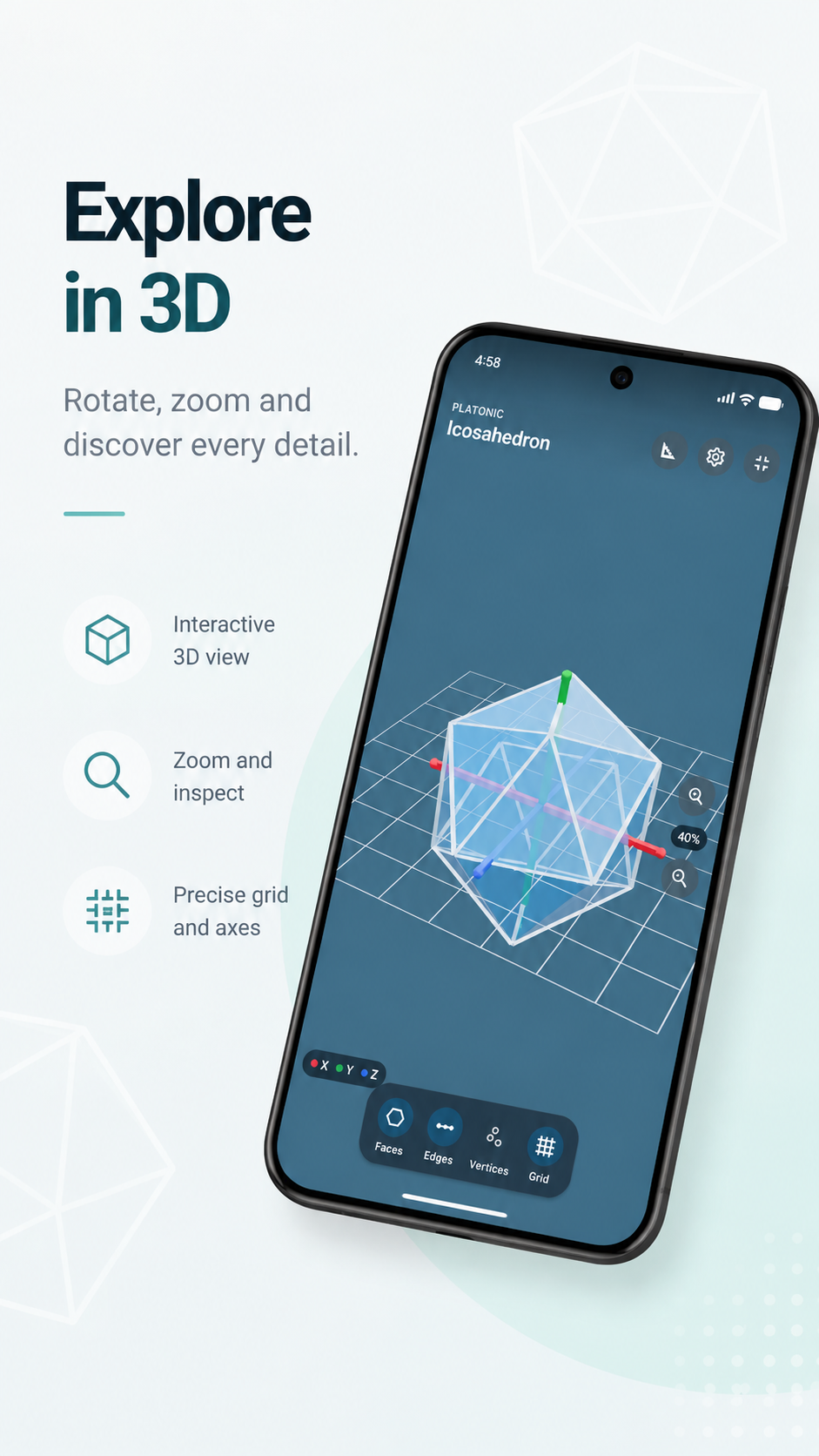 Tetragen 3D — Explore in 3D