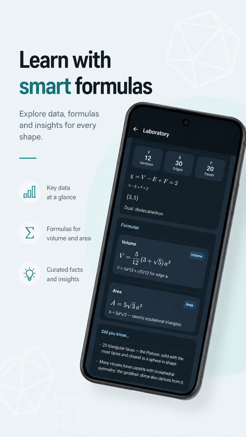 Tetragen 3D — Formulas